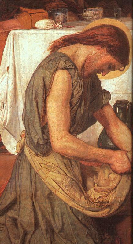 Brown, Ford Madox Christ Washing Peter\'s Feet Norge oil painting art